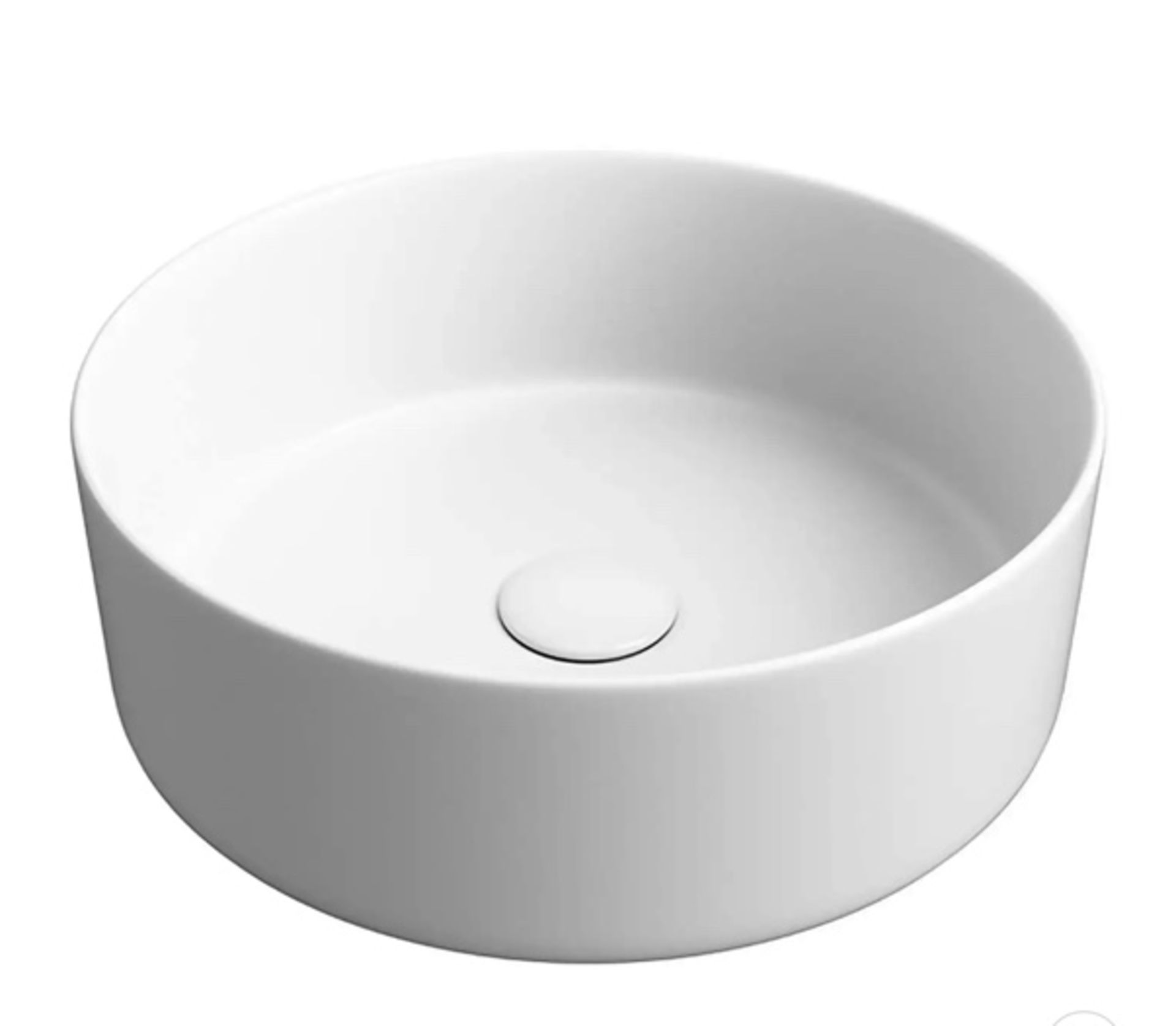 Brand New Boxed House Beautiful Ceramic Washbowl - Matt White RRP £250 **No VAT**