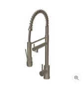 Brand New Boxed Rona Pull and Spray Tap - Brushed Steel RRP £135 **No Vat**