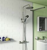 Brand New Boxed Metro Mixer Shower System Thermostatic - Chrome RRP £190 *No VAT*