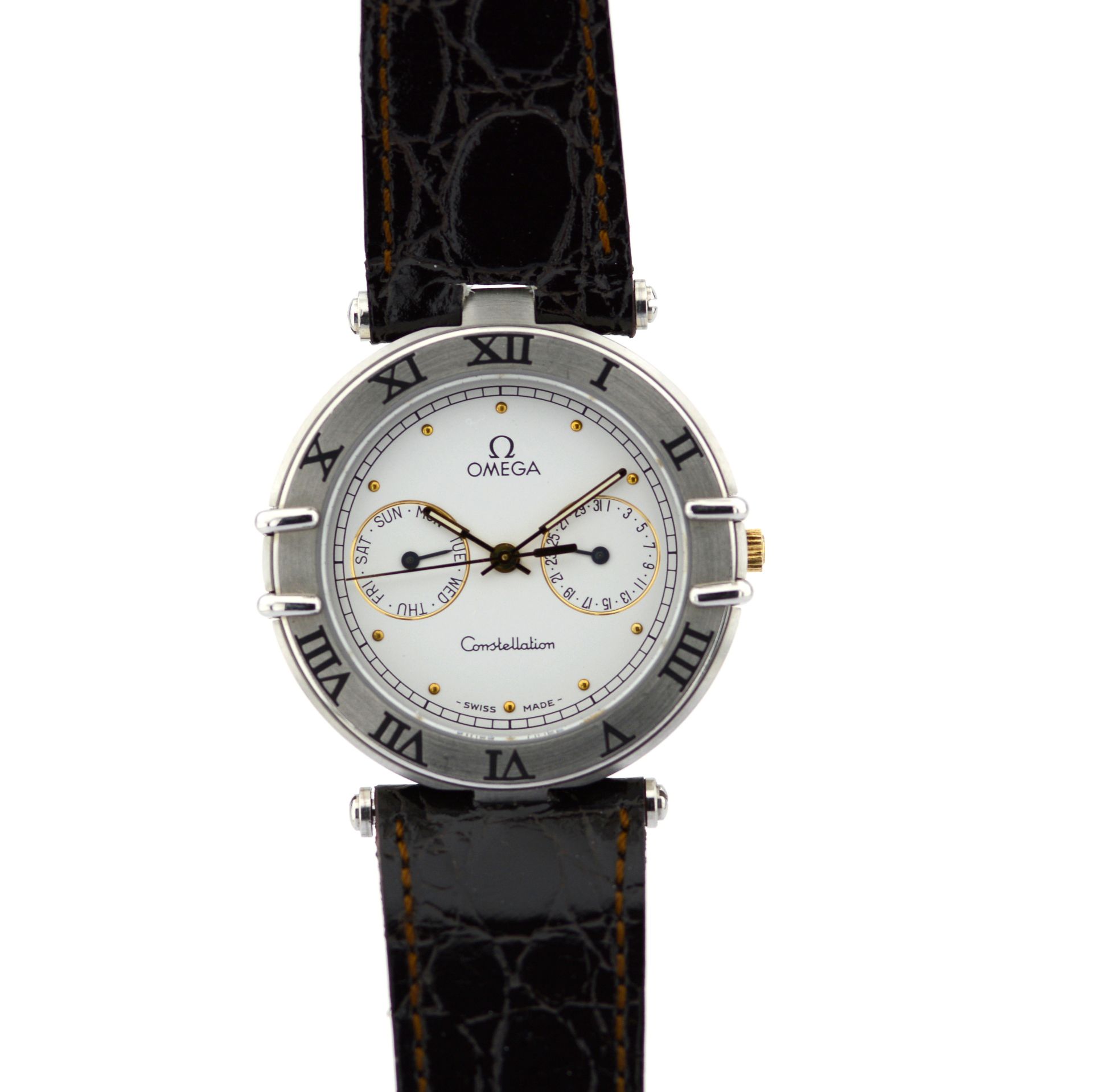 Omega / Constellation Day - Date - Unisex Steel Wrist Watch - Image 2 of 7