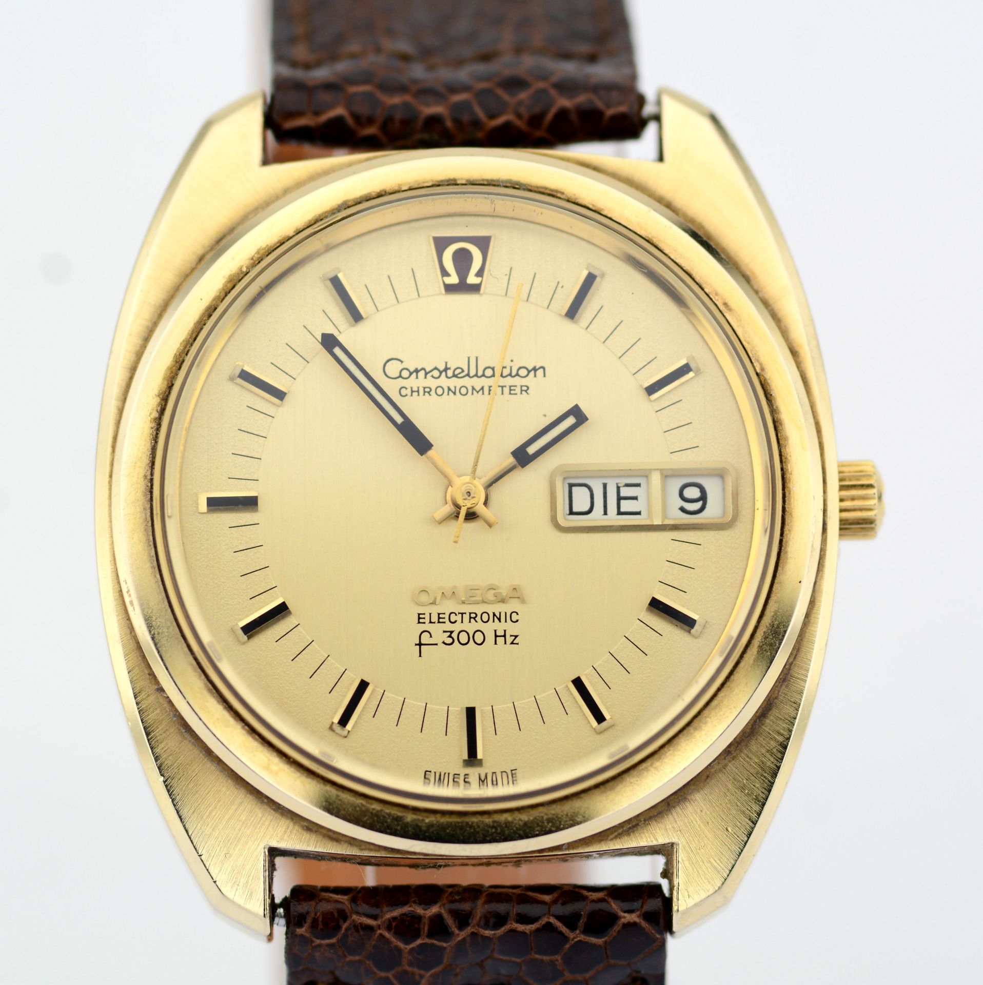 Omega / Constellation Chronometer Electronic F300 Day-Date - Gentlmen's Gold/Steel Wrist Watch - Image 2 of 8