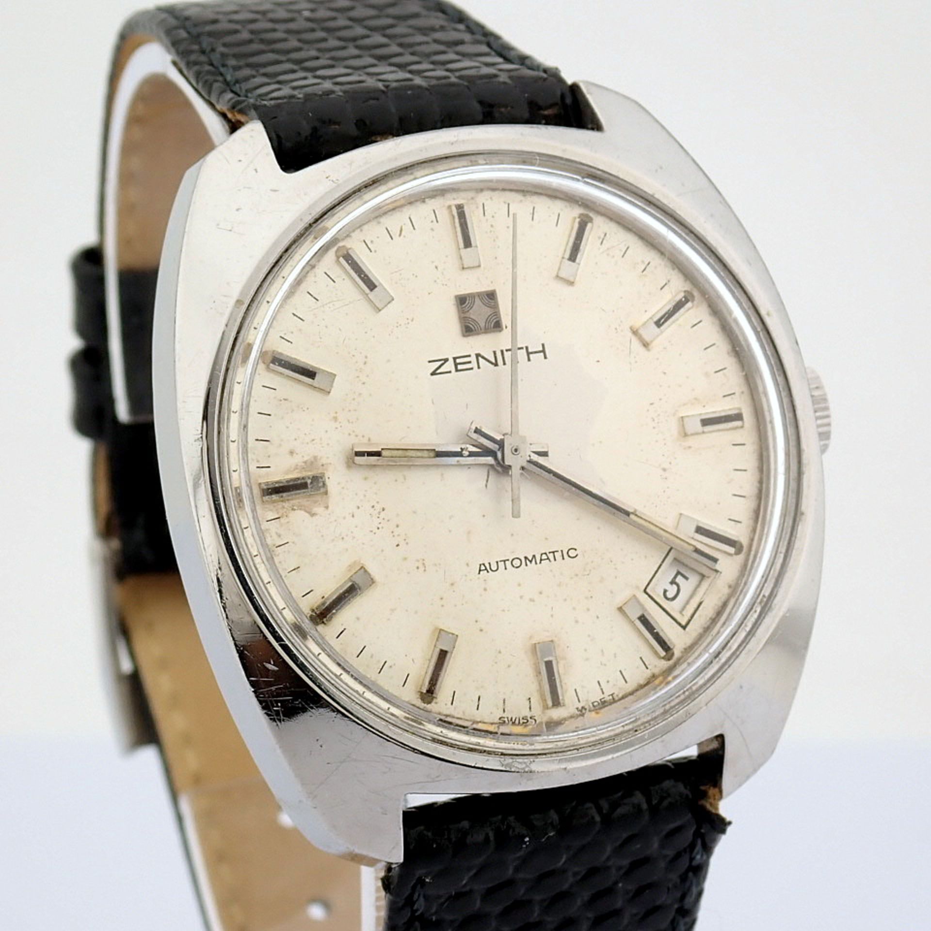 Zenith / Vintage Automatic - Gentlmen's Steel Wrist Watch - Image 2 of 9