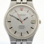 Omega / Constellation Chronometer Electronic f300Hz Date 36 mm - Gentlmen's Steel Wrist Watch