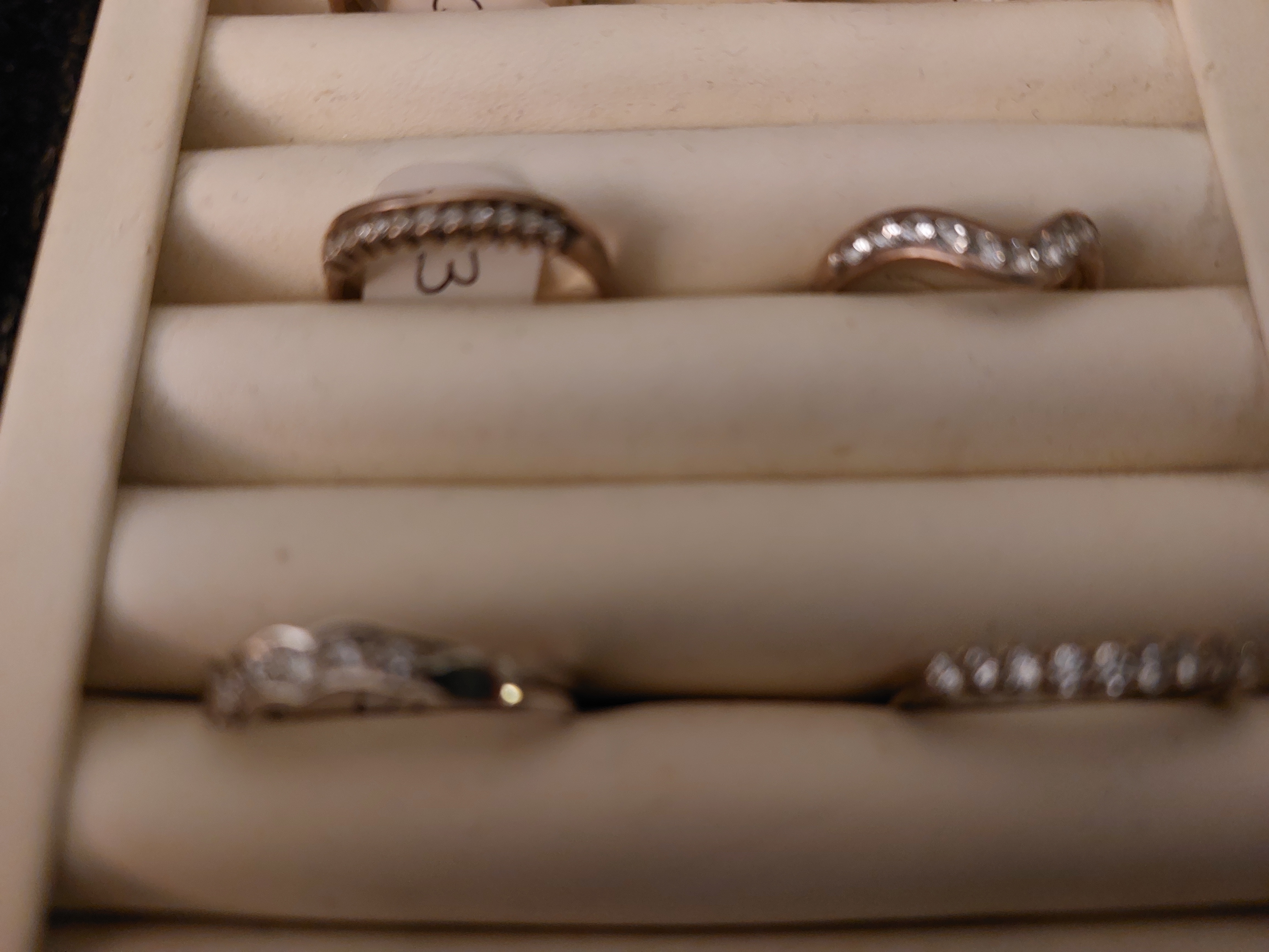 Wedding Rings/Dress Rings/Signet Rings Job Lot of 10 Rings - Image 3 of 5
