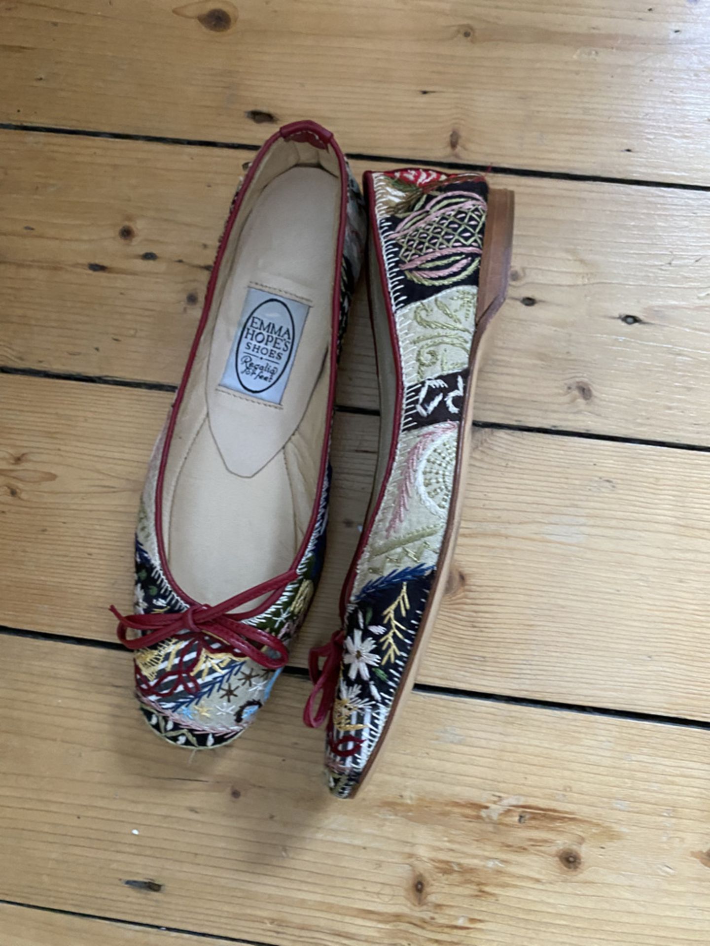 Embroidered Ballerina Pumps Emma Hope - Image 2 of 3