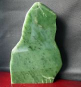 Green Colour Free Form Nephrite Jade Sculpture