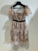 Self Portrait Lace Flower Dress Worn By Florence Hall