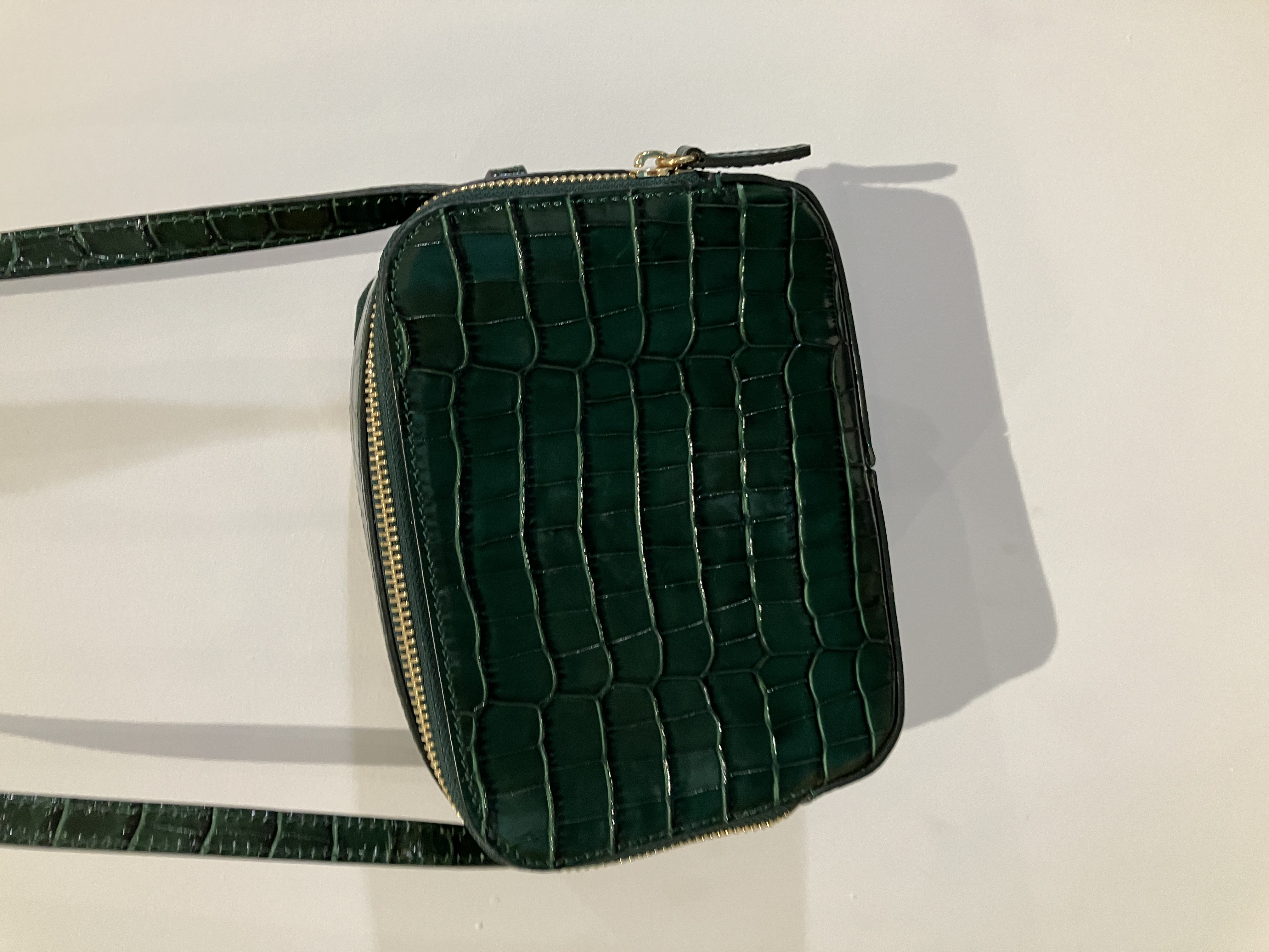 L.K. Bennett Crocodile Look Handbag Used By Amanda Donohoe - Image 2 of 2