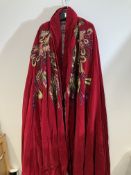 Red Sequin Cloak Worn By Vanessa Hudgens