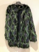 Zadig and Voltaire Louisy Faux Fur Coat Worn By Florence Hall