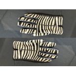 Dents Zebra Gloves Worn By Vanessa Hudgens