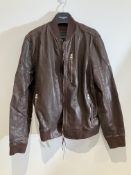 All Saints Leather Jacket Worn By Remy Hii