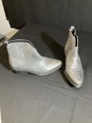 Hush Silver Boots Worn By Mia Lloyd