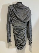 House of C.B. Silver Dress Worn By A Stunt Double.