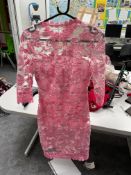 Naeen Khan Tulle Silk Midi Dress Worn By Vanessa Hudgens