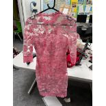 Naeen Khan Tulle Silk Midi Dress Worn By Vanessa Hudgens