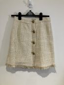 Pinko Tweed Skirt Worn By A Body Double.