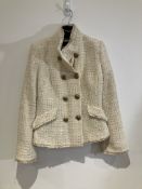 Pinko Tweed Jacket Worn By A Body Double.