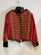 Red Military Jacket Double.