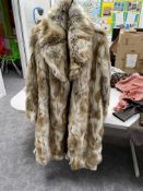 Nili Lotan Faux Fur Coat Worn By Amanda Donohoe