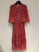 Needles & Thread Pink Gown Worn By Vanessa Hudgens