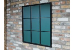 Industrial Square Mirror Garden/Home