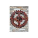 1x Machine Cog Wall Art