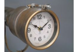 Antique Style Telescope Clock