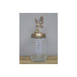 Large Gazing Fairy Glass Jar/Storage Pot