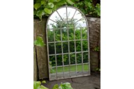 2x Small Arched Garden Mirrors