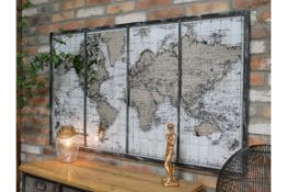 Extra Large Map Mirror