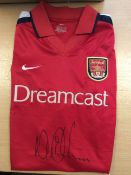 Nigel Winterburn Arsenal Signed Shirt Age 12