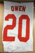 Michael Owen Signed T-Shirt