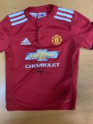 Anthony Martial Signed Manchester United Shirt, Age 4-5