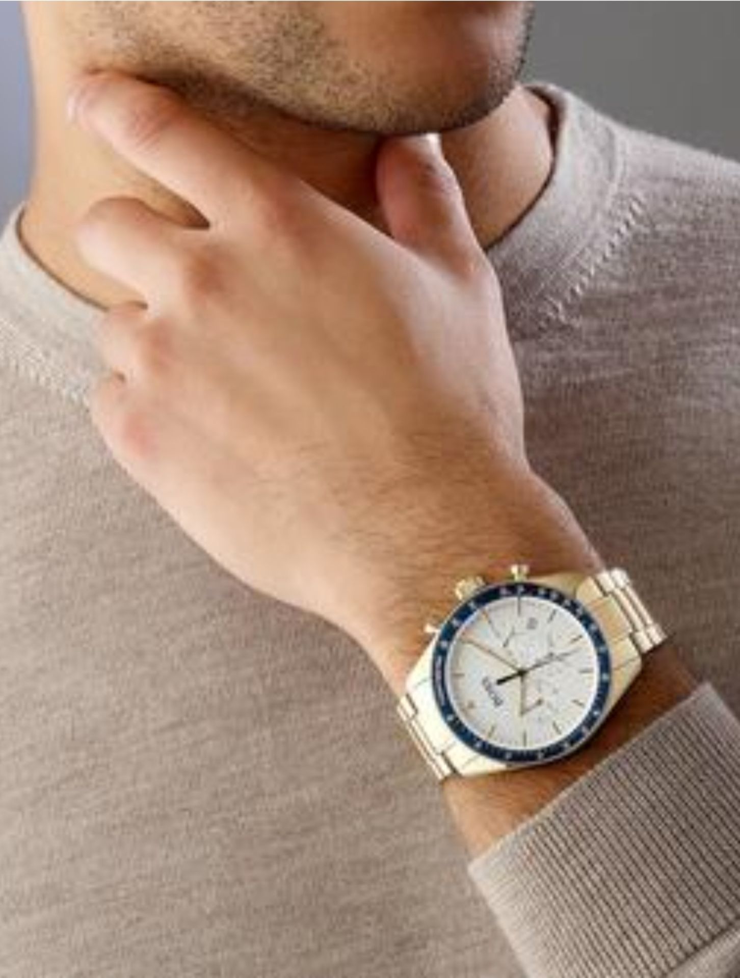 Hugo Boss 1513631 Men's Trophy Gold Tone Bracelet Quartz Chronograph Watch - Image 4 of 7