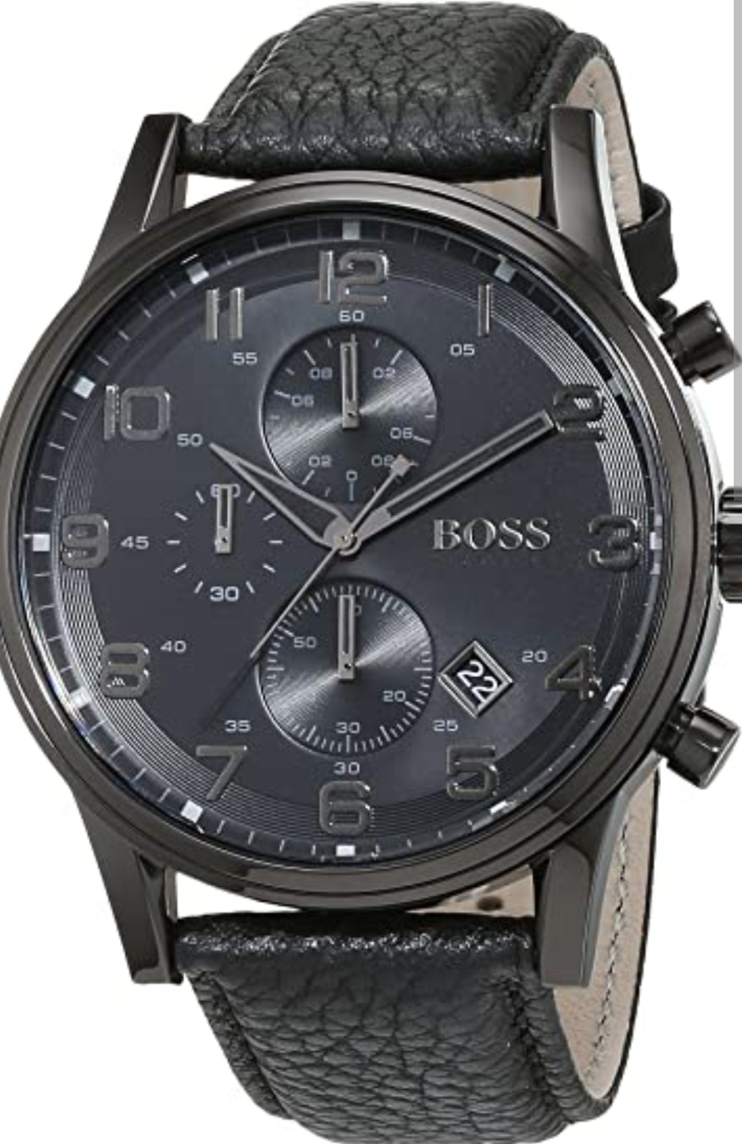 Hugo Boss 1512567 Men's Aeroliner All Black Chronograph Watch - Image 2 of 6