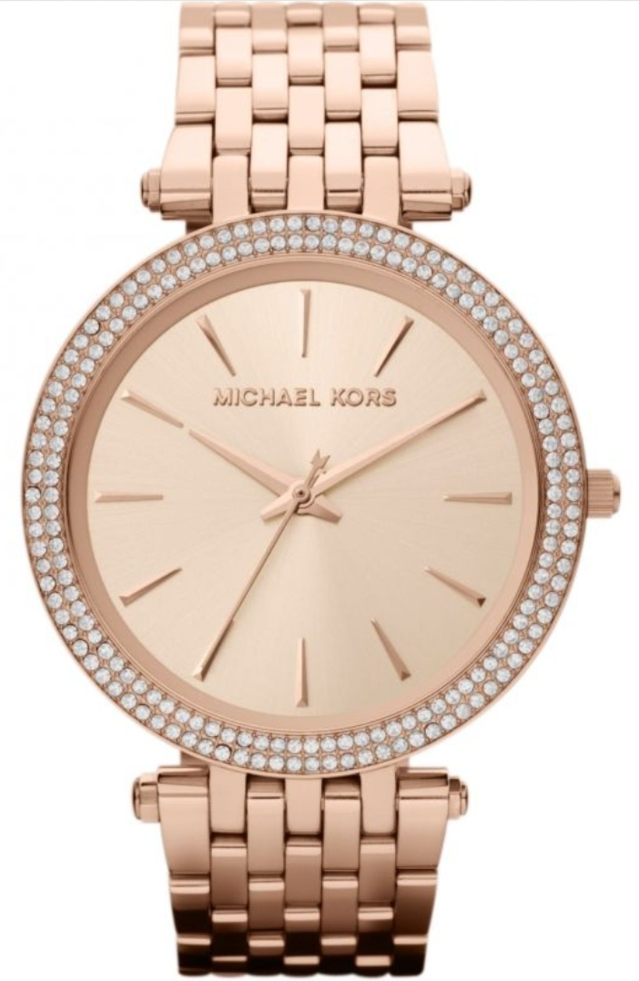 Michael Kors Ladies Darci Watch Rose Gold MK3192