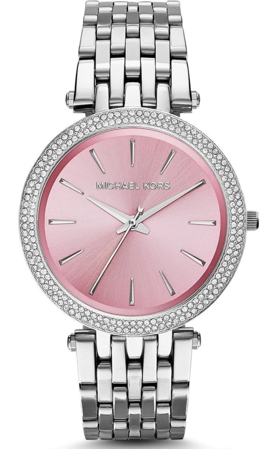 Michael Kors MK3352 Darci Pink & Silver Stainless Steel Ladies Watch - Image 2 of 8