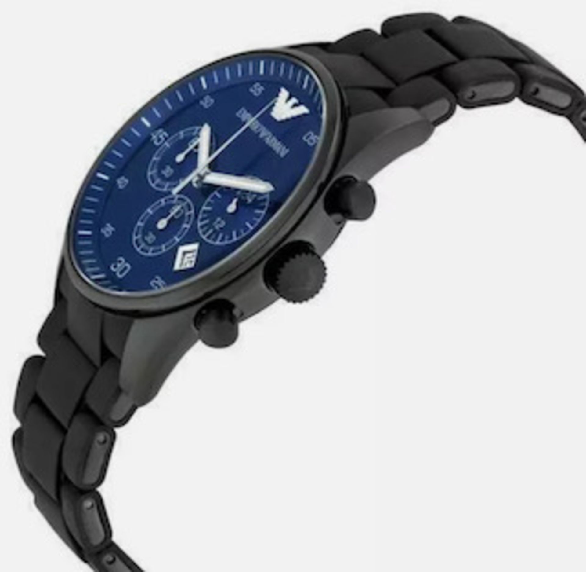 Emporio Armani AR5921 Men's Sportivo Blue Dial Quartz Chronograph Watch - Image 3 of 7