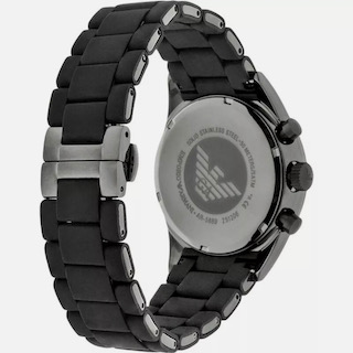 Emporio Armani AR5889 Men's Sportivo Black Dial Quartz Chronograph Watch - Image 2 of 5