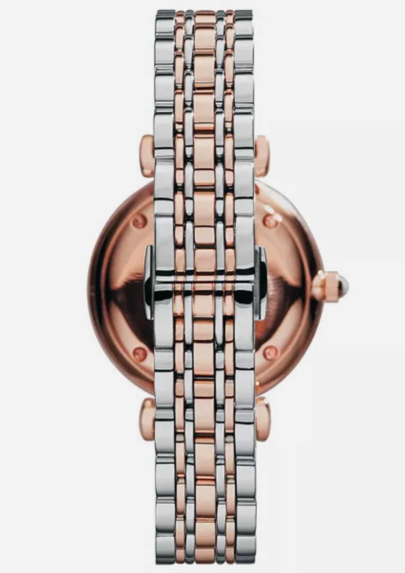 Emporio Armani AR1840 Women's Quartz Designer Watch - Rose Gold & Silver - Image 5 of 6