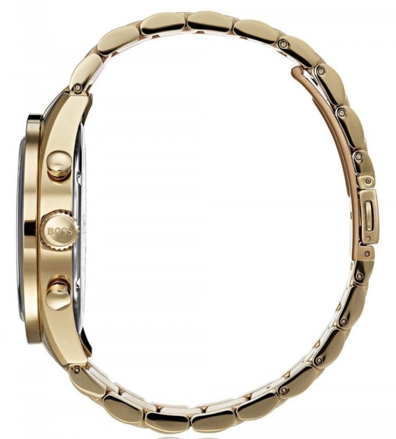 Hugo Boss 1513631 Men's Trophy Gold Tone Bracelet Quartz Chronograph Watch - Image 6 of 7