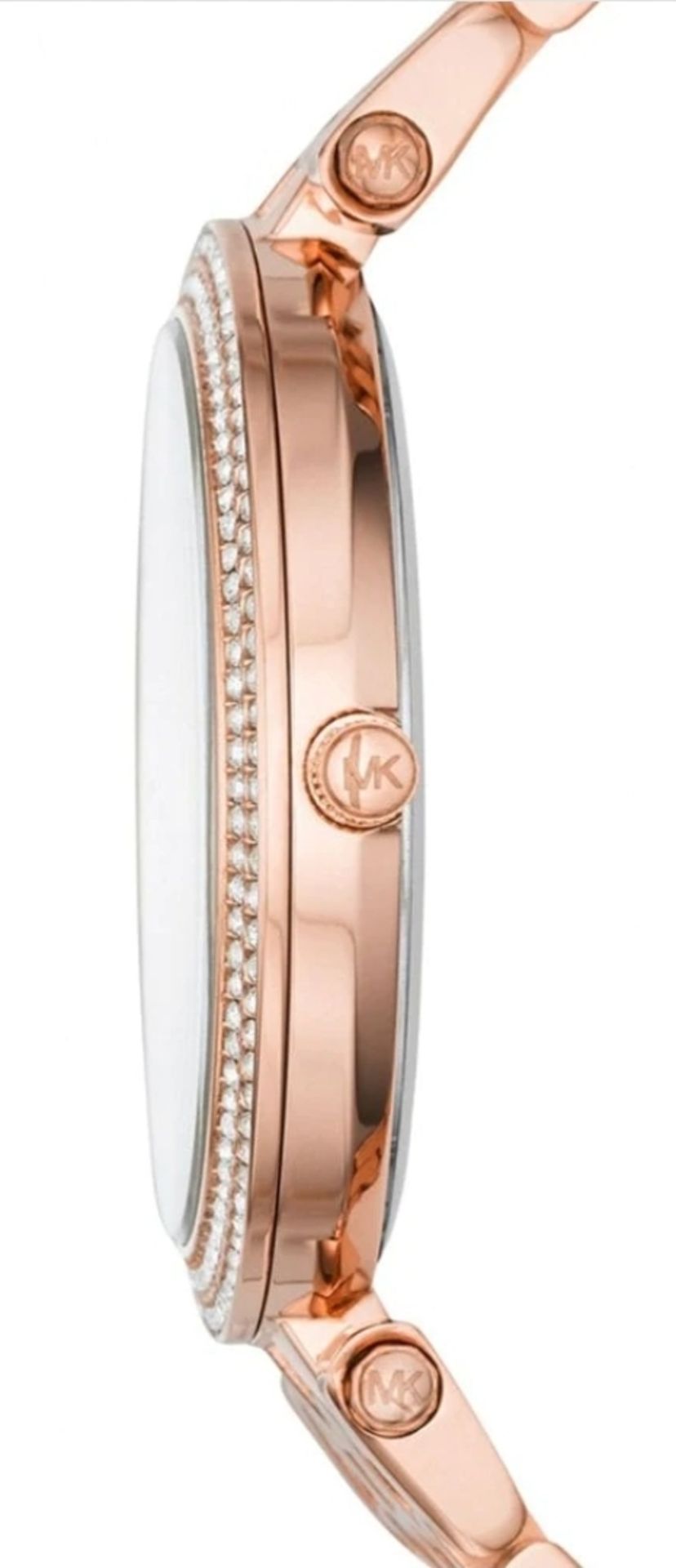 Michael Kors MK3399 Darci Rose Gold Crystal Bezel Ladies Watch - Image 4 of 8