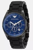 Emporio Armani AR5921 Men's Sportivo Blue Dial Quartz Chronograph Watch