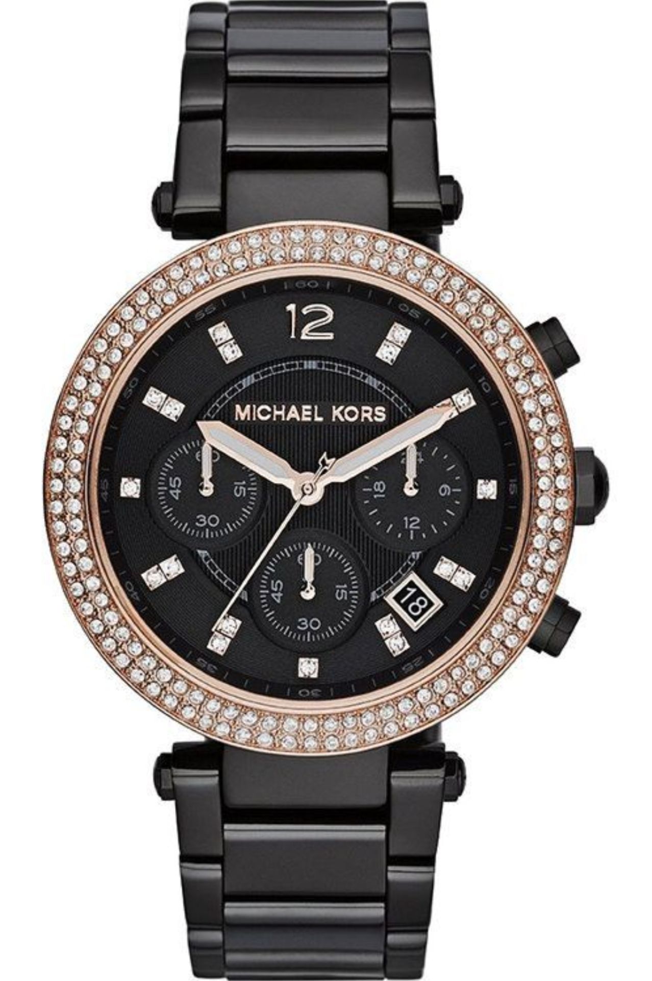 Michael Kors MK5885 Ladies Parker Chronograph Watch - Image 2 of 9