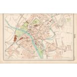 Victorian Map York City, Minster, City Walls, Castle, Street Plan Etc.