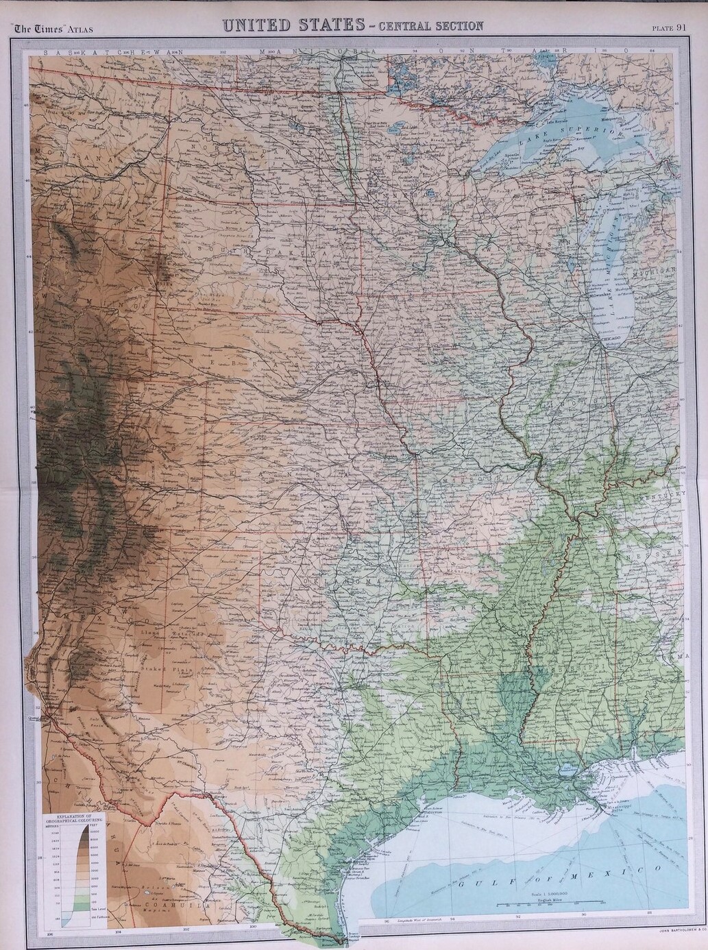 Collection of 7 John Bartholomew Large Antique World Maps -2 - Image 5 of 8