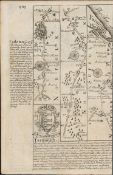 Britannia Depicta E Bowen c1730 Map Kings Lynn Billingford Norwich Yarmouth.