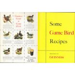 Double Sided 62 Yrs Old Vintage 1961 Guinness Print Game Bird Recipes