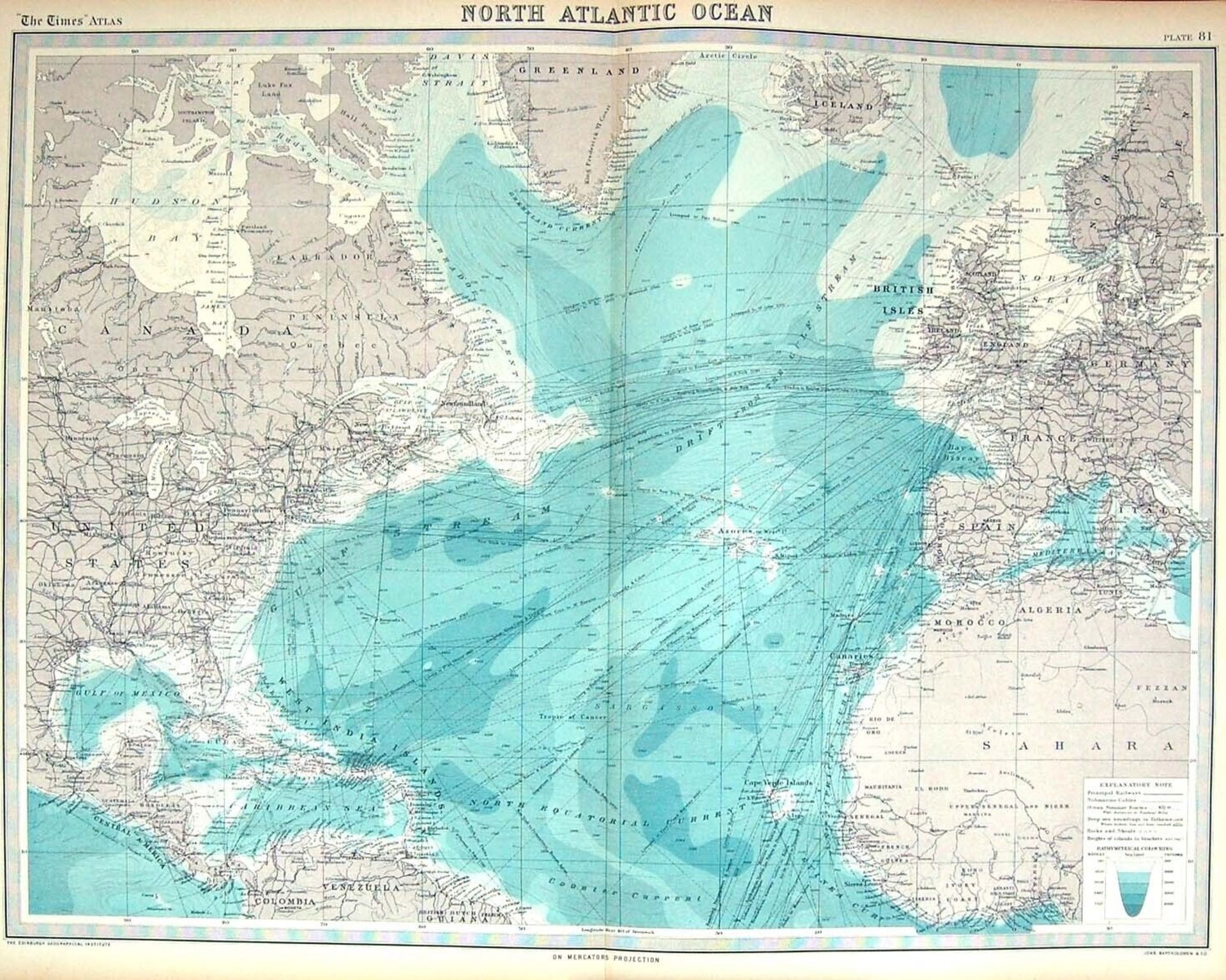 Collection of 7 John Bartholomew Large Antique World Maps -4 - Image 5 of 8